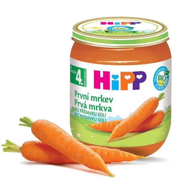 HiPP BIO příkrm první mrkev 125 g