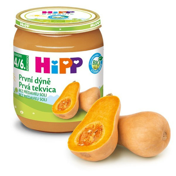 HiPP BIO příkrm první dýně 4m+ 125 g