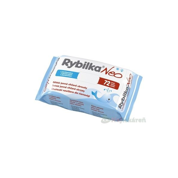 Rybilka Neo s panthenolem vlhčené ubrousky 72 ks