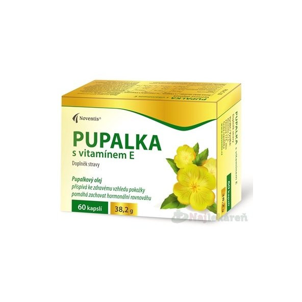 Noventis Pupalka s vitamínem E 4×15 kapslí
