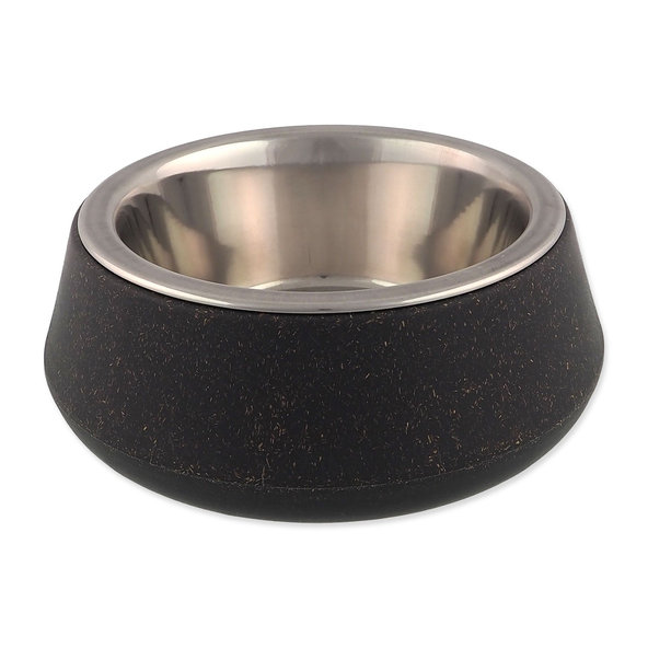 Dog Fantasy miska nerezová EcoStyle šedá 14 cm 480 ml