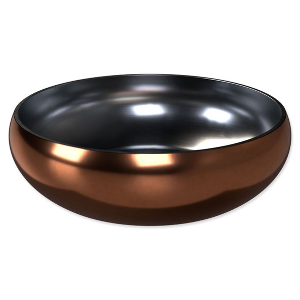 Dog Fantasy miska s dvojitou stěnou rose gold 22 cm 2100 ml