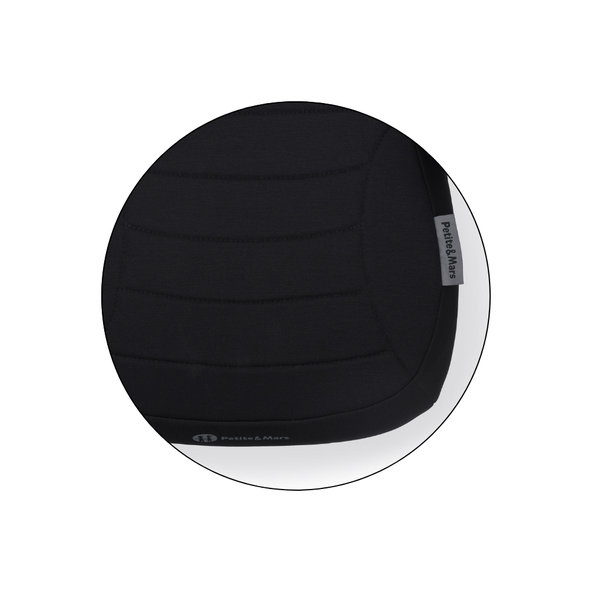 PETITE&MARS Podsedák Zuno Coal Black 125 - 150 cm