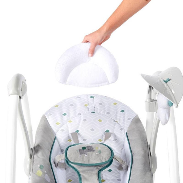 Ingenuity houpačka 2v1 s vibrací a melodií Nash 0 m+ do 9 kg 2019