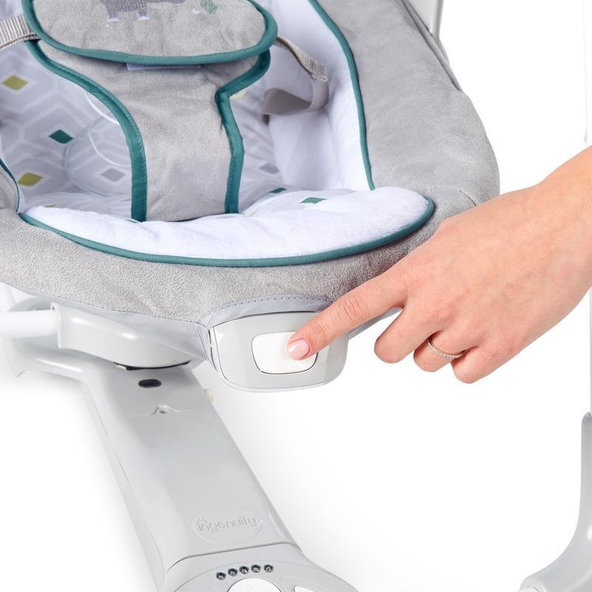 Ingenuity houpačka 2v1 s vibrací a melodií Nash 0 m+ do 9 kg 2019