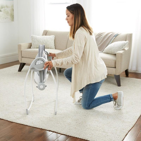 Ingenuity houpačka s melodií Cuddle Lamb 0 m+ do 9 kg 2019