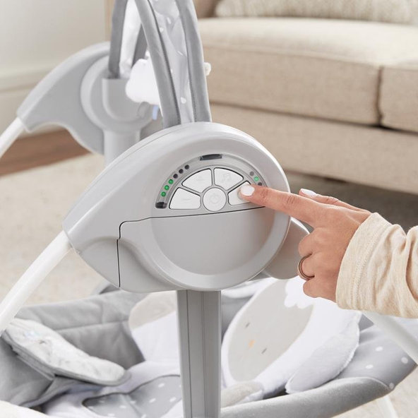 Ingenuity houpačka s melodií Cuddle Lamb 0 m+ do 9 kg 2019