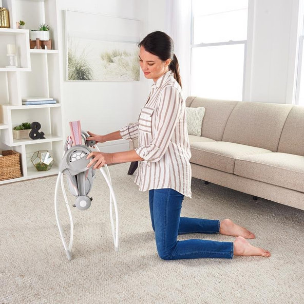 Ingenuity houpačka s melodií Flora the Unicorn 0 m+ do 9 kg