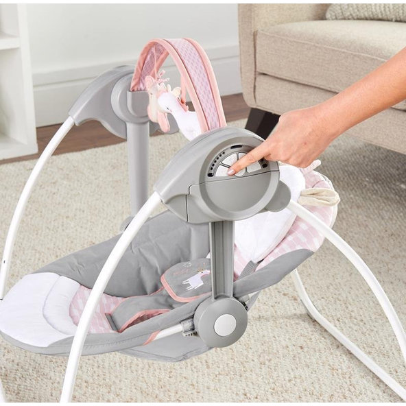 Ingenuity houpačka s melodií Flora the Unicorn 0 m+ do 9 kg