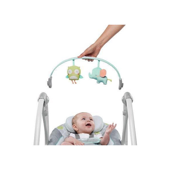 Ingenuity houpačka s melodií Hoots & Hugs 0 m+ do 9 kg 2019