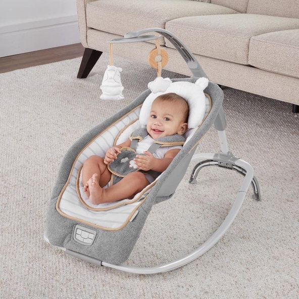 Ingenuity vibrační houpátko s melodií Boutique 0 m+ do 18 kg 2019