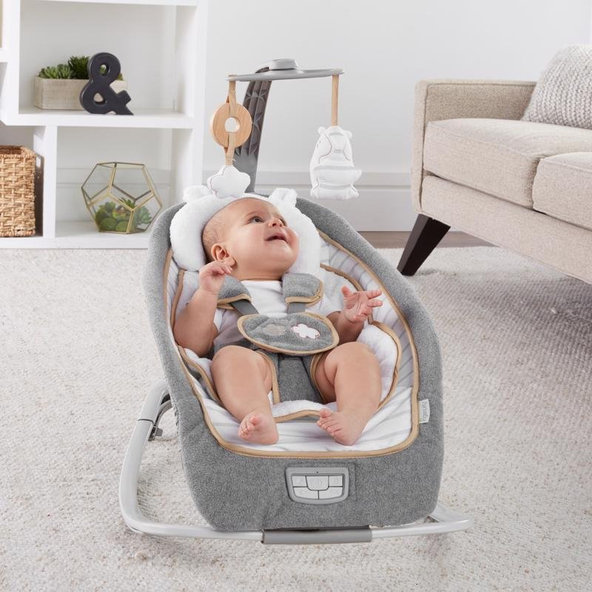 Ingenuity vibrační houpátko s melodií Boutique 0 m+ do 18 kg 2019