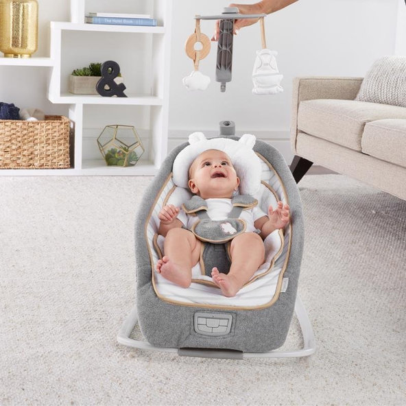 Ingenuity vibrační houpátko s melodií Boutique 0 m+ do 18 kg 2019