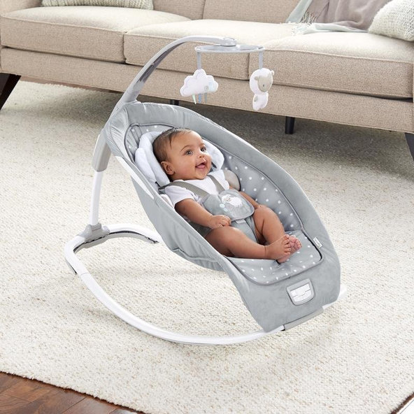 Ingenuity vibrační houpátko s melodií Cuddle Lamb 0 m+ do 18 kg 2019