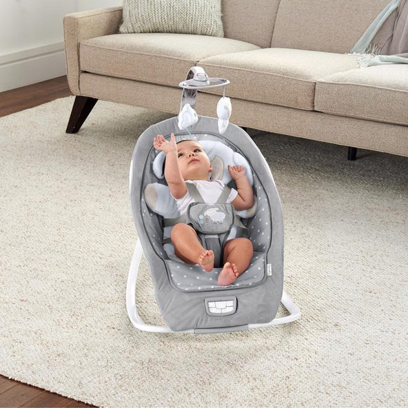 Ingenuity vibrační houpátko s melodií Cuddle Lamb 0 m+ do 18 kg 2019