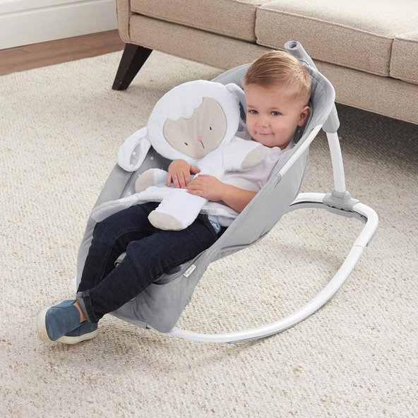 Ingenuity vibrační houpátko s melodií Cuddle Lamb 0 m+ do 18 kg 2019