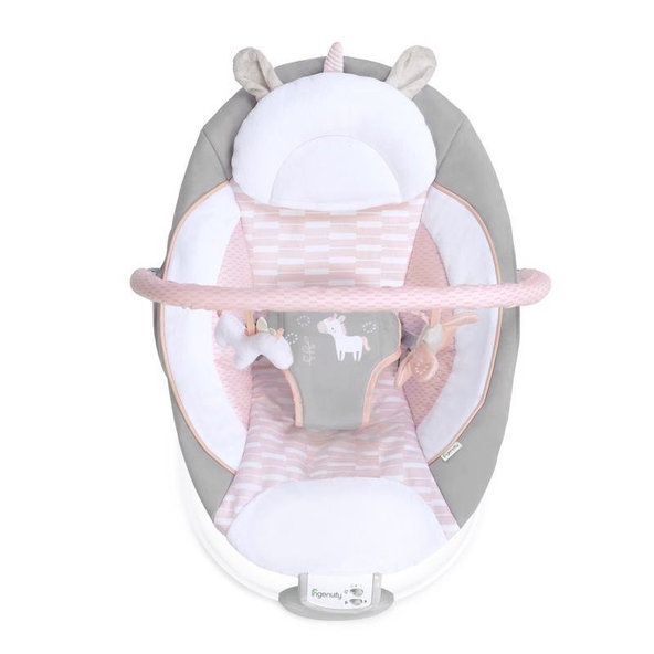 Ingenuity vibrační lehátko s melodií Flora the Unicorn™ 0 m+ do 9 kg