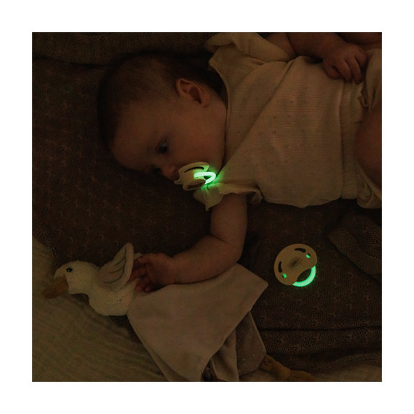 Babyono silikonové symetrické dudlíky 0–6 m 2 ks