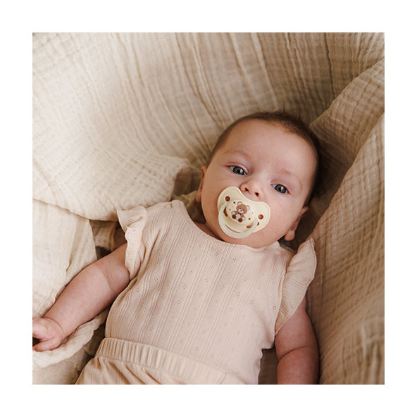 Babyono silikonové anatomické dudlíky 0–6 m 2 ks