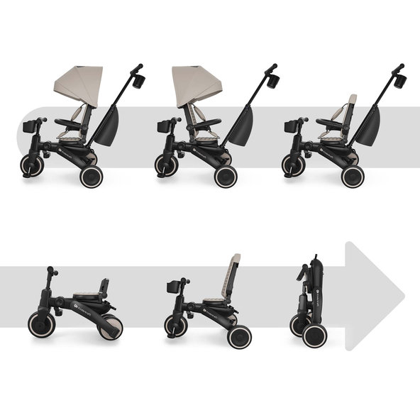Kinderkraft trojkolka Jazz 3 Beige 9m+