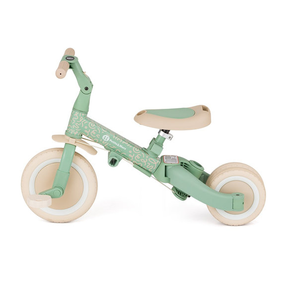 Petite&Mars Trojkolka multifunkční 5v1 Turbo limitovaná edice Green Twist