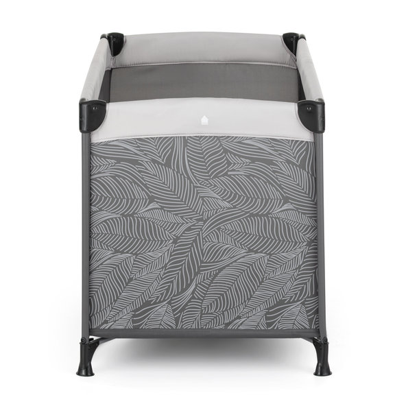 Petite&Mars cestovní postýlka Nyja Urban Jungle Charcoal