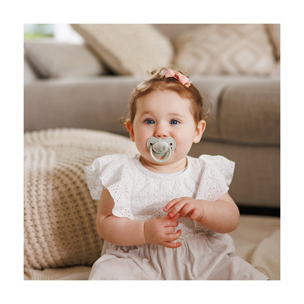 Babyono silikonové anatomické dudlíky 6–18 m 2 ks