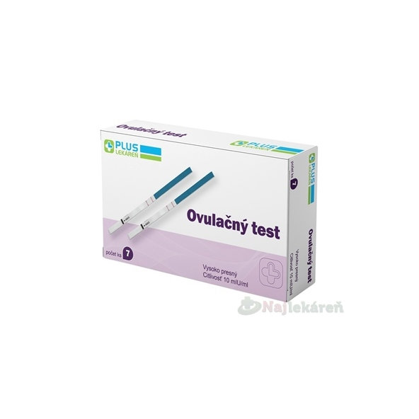 Plus Lekáreň Ovulační test proužkový 7 ks