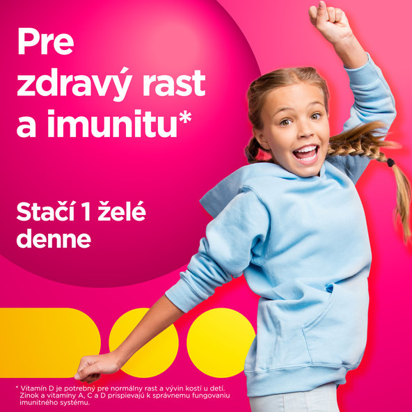 Centrum Kids Gummies malina + jahoda 60 želé