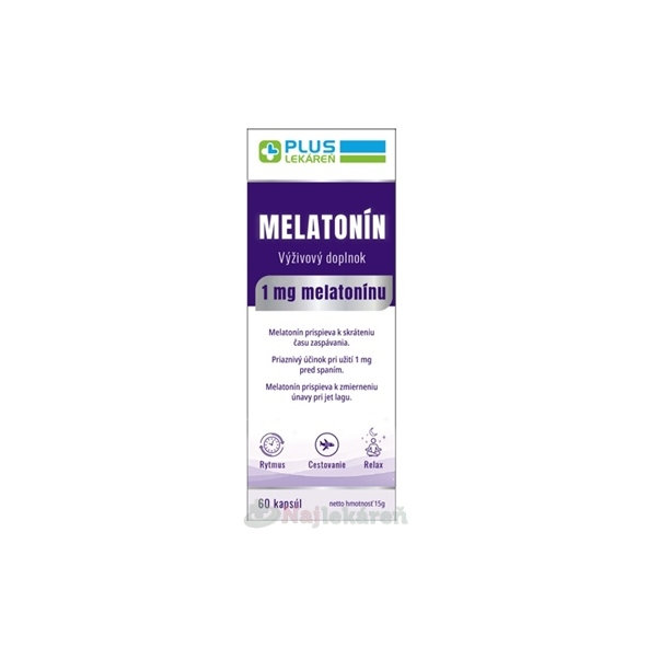 Plus lékárna Melatonin 60 kapslí