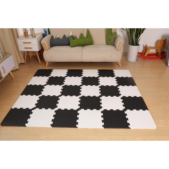 Kinderkraft penová puzzle podložka Luno 150x180 cm Black