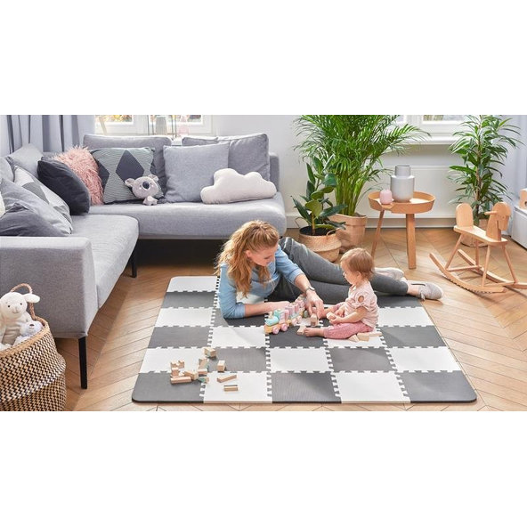 Kinderkraft penová puzzle podložka Luno 150x180 cm Yellow