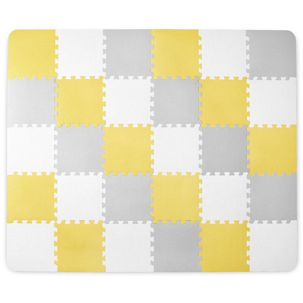 Kinderkraft penová puzzle podložka Luno 150x180 cm Yellow