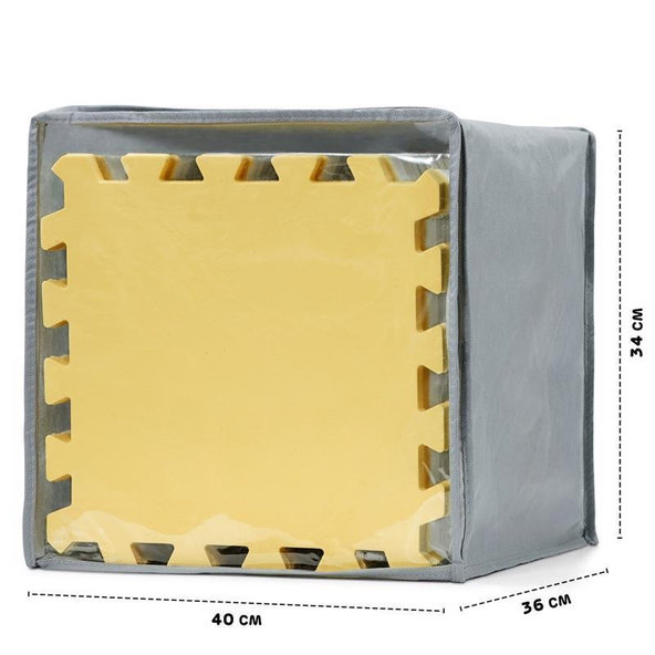 Kinderkraft penová puzzle podložka Luno 150x180 cm Yellow