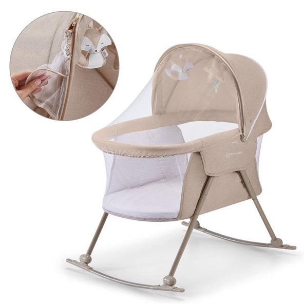 Kinderkraft detská postieľka 3v1 Lovi Beige