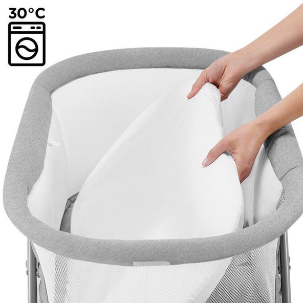 Kinderkraft detská postieľka 3v1 Lovi Gray