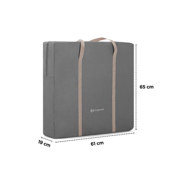 Kinderkraft detská postieľka 3v1 Lovi Gray