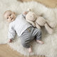NATTOU Hračka plyšová Teddy zajíček 34 cm 0 m+