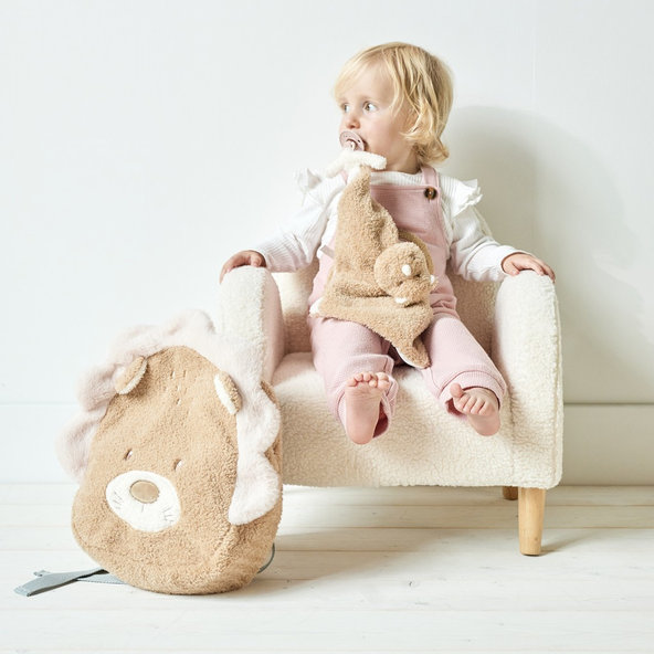 NATTOU Mazlíček plyšový maxi Teddy medvídek 28x28 cm 0 m+