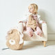 NATTOU Mazlíček plyšový maxi Teddy medvídek 28x28 cm 0 m+