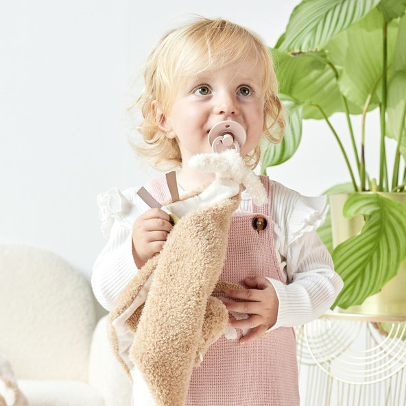 NATTOU Mazlíček plyšový maxi Teddy medvídek 28x28 cm 0 m+