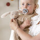 NATTOU Mazlíček plyšový maxi Teddy zajíček 28x28 cm 0 m+
