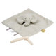 NATTOU Mazlíček plyšový Teddy sloník 28 × 28 cm, 0m+