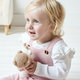 NATTOU Hračka plyšové chrastítko Teddy medvídek 14 cm, 0m+