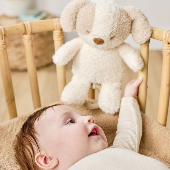 NATTOU Hračka plyšová hudební Teddy psík 24 cm 0 m+