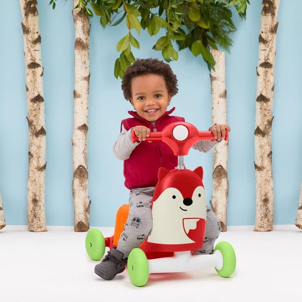 SKIP HOP Zoo Odrážedlo 3v1 Ride-On do 20 kg Liška 12 m+