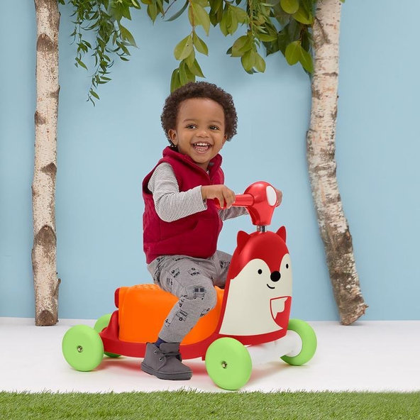 SKIP HOP Zoo Odrážedlo 3v1 Ride-On do 20 kg Liška 12 m+