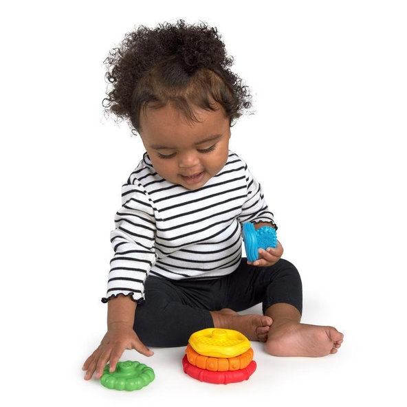 Baby Einstein Stack & Teethe™ hryzátko stohovací 2v1 0 m+