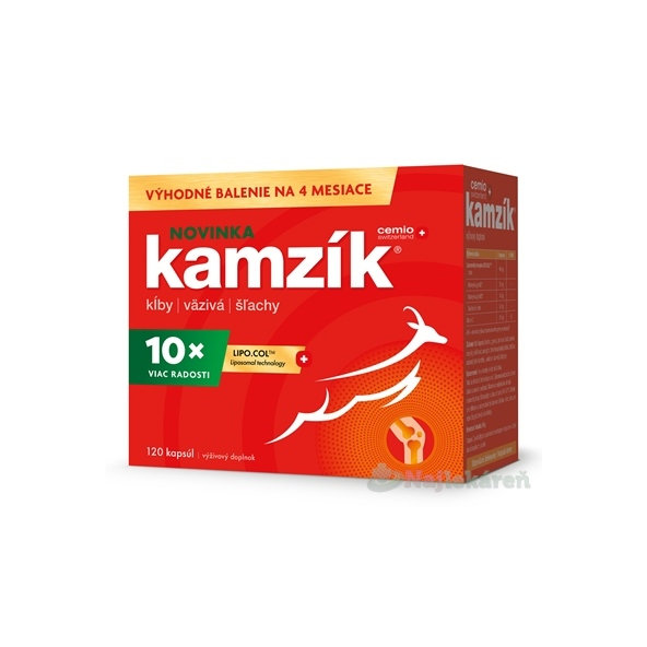 Cemio Kamzík Novinka lipozomální technologie 120 kapslí