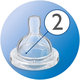 Philips AVENT dudlík anti-colic 2 otvory 1 m 2 ks
